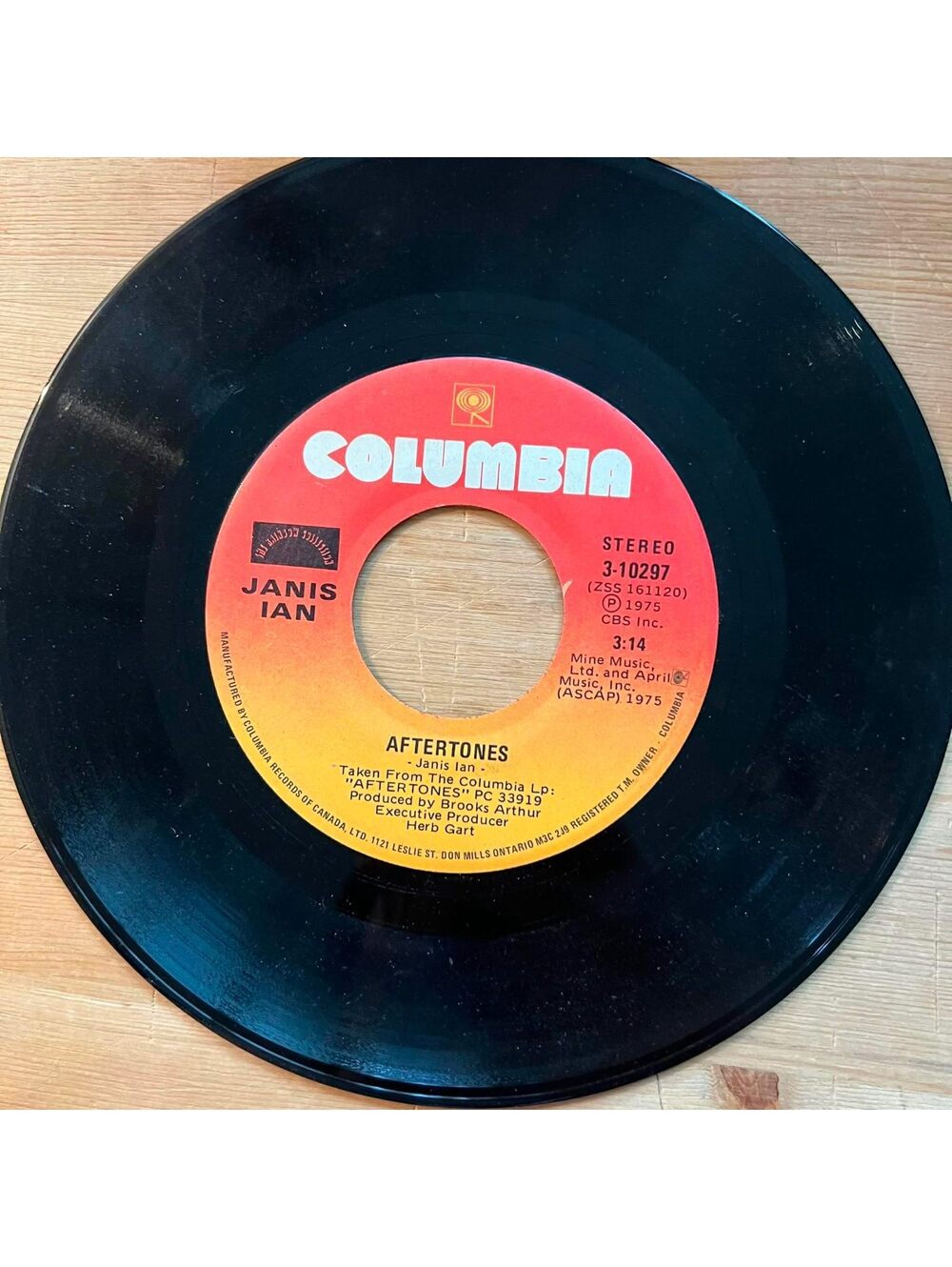 Janis Ian - Aftertones/Boy I Really Tied One On 45rpm VG+ R11